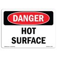 thumbnail image 1 of SignMission OS-DS-D-35-L-2408-10PK Panneau de Danger OSHA - Surface Chaude, 1 of 1
