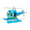 Green Toys Helicopter, with Bear Pilot Character in Blue and Green - Made from100% Recycled Plastic - - BPA Free, Phthalates Free Play Toys for Improving Gross Motor, Fine Motor Skills. Play Vehicles
