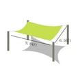 thumbnail image 3 of Ozmmyan Sun Shade Sail Rectangle 6' x 10' UV Block Canopy for Patio Backyard Lawn Garden Outdoor Activities, Green, 3 of 8