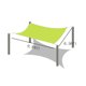 thumbnail image 3 of Xihbxyly Toldo para Exteriores, 95 % de Protección Solar, Plástico Ligero, Verde Claro, para Patio, Jardín, Barbacoa, Piscina, Transpirable, Fácil de Instalar, 2 X 3 M, 3 of 7