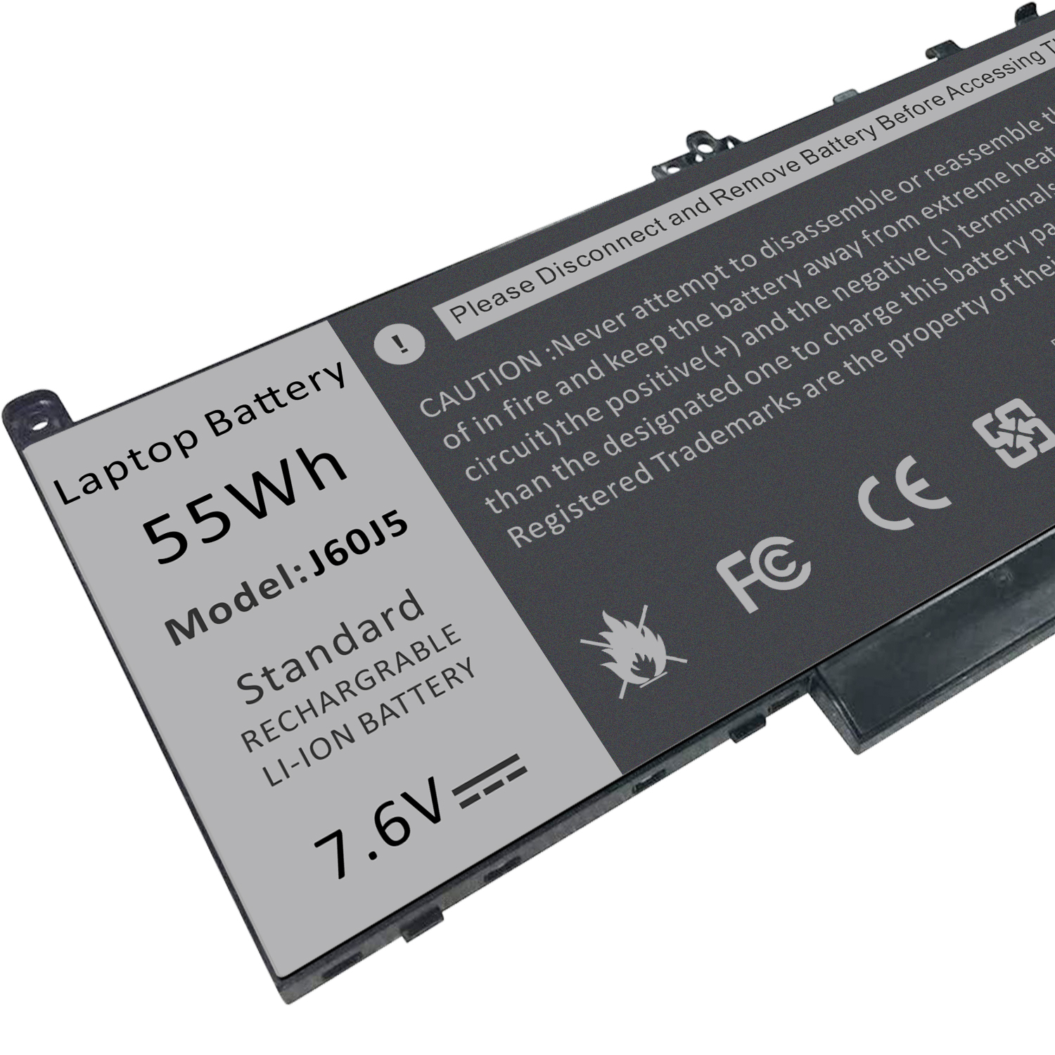 OEM J60J5 55WH Battery For Dell Latitude E7270, E7470, 7470, 7270 (Replaces 1W2Y2, 0MC34Y)
