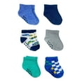 thumbnail image 5 of Wonder Nation Baby and Toddler Ankle Socks, 6-Pack, Sizes 0M-18M, 5 of 7