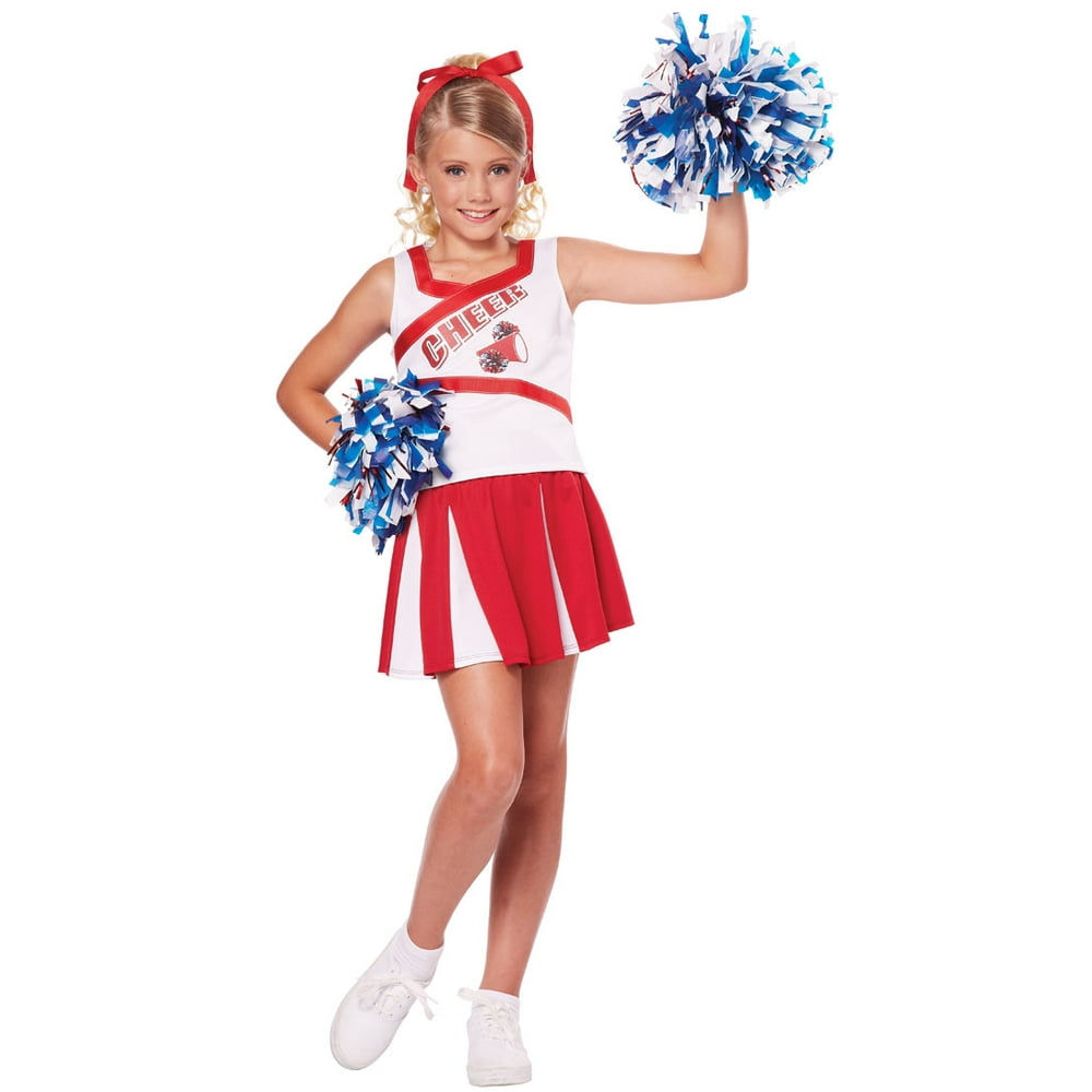 High School Cheerleader Girls Costume - Walmart.com - Walmart.com
