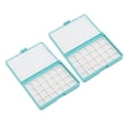 thumbnail image 5 of Dekaim-Caja De Acuarela Portátil, 2 Uds., Desmontable, Fácil De Limpiar, Mini Paleta En Caja Compacta De Acuarela para Principiantes Arti(Azul 24), 5 of 5