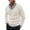 White, variant on Men's Cable Knit V Neck Sweater Long Sleeve Classic Casual Pullover Knit Top
