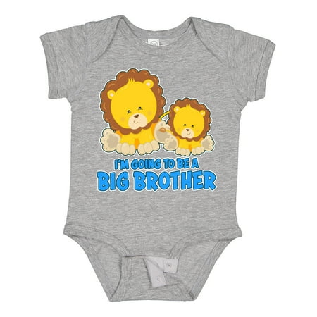 

Inktastic I m Going to Be a Big Brother with Lions Gift Baby Boy Bodysuit