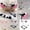 Pink With Bow & Tail#2, variant on 3PCS Cow Costume Accessories Set, Cow Headband, Cow Ears Headband & Cow Print Headband, Halloween Decor for Women & Children