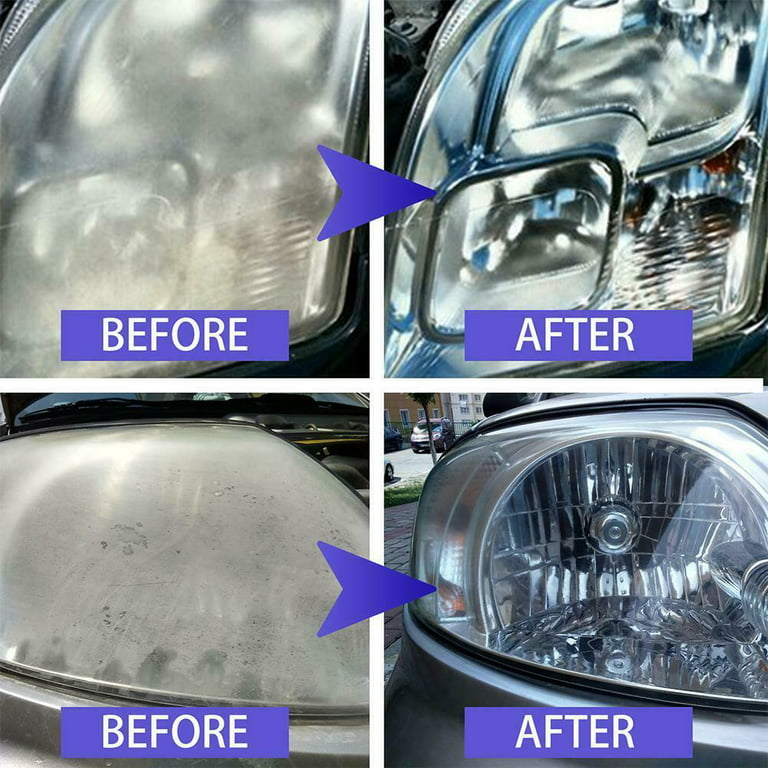 Welpettie Innovative Headlight Repair Polish, Car Headlight Repair Fluid, Car Headlight Cleaner (30 mL,2 Pcs), Size: 7291.3, Clear