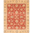 thumbnail image 1 of Ahgly Company Machine Washable Indoor Rectangle Abstract Orange Red Area Rugs, 4' x 6', 1 of 7