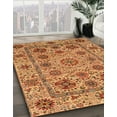 thumbnail image 3 of Ahgly Company Machine Washable Indoor Rectangle Abstract Orange Area Rugs, 3' x 5', 3 of 7