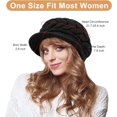 thumbnail image 2 of Womens Winter Hats Warm Knit Hat Slouchy Beanie Cap with Brim Gifts, 2 of 6