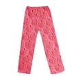 thumbnail image 5 of Trgacdwlo Halloween Fleece Pajama Pants Women Funny Pumpkin Flannel Pajama Pants for Women Fall Winter Thermal Womens Lounge Pants, 5 of 9