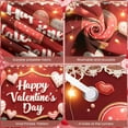 thumbnail image 3 of Red Roses Valentine's Day Banner Heart Shapes Love Display Romantic  Gift Boxes Romantic Backdrop for Valentine's Party Romantic Date Indoor Decoration, 3 of 8