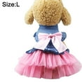 thumbnail image 2 of Vestido de princesa para perro, ropa para mascotas, vestido de boda para perro, vestido vaquero 392, 2 of 5
