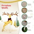 thumbnail image 5 of UBesGoo 5FT Outdoor Yard Decoration Set Christmas Reindeer with LED Light, 5 of 10