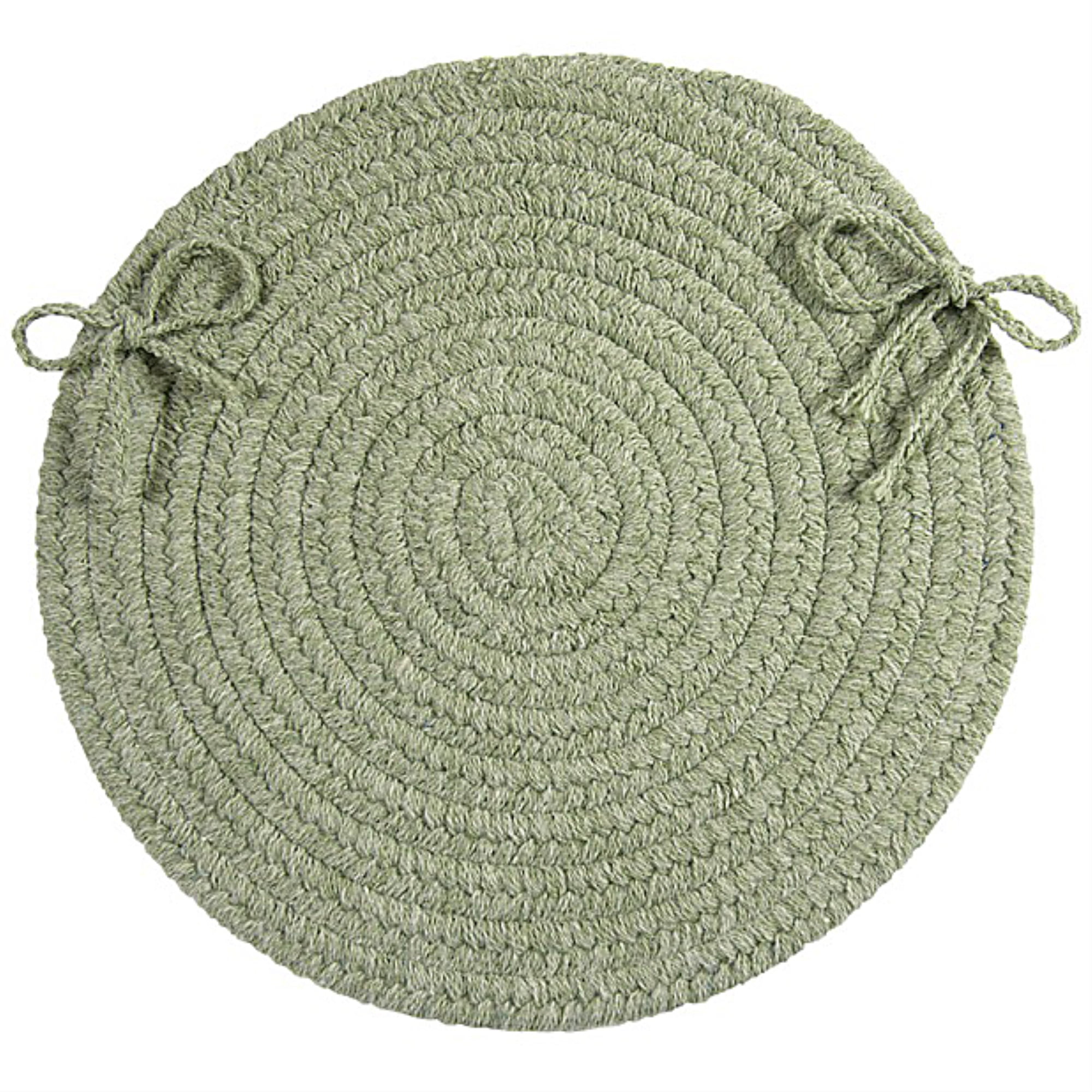 Colonial Mills Bristol Braided Wool blend Oval Stair Treads Evergold 8