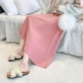thumbnail image 3 of PIKADINGNIS Spring Womens Black Long Skirt Casual Solid Color Knitted High Waist Skirts Women Korean Fashion Mid-Length Skirt, 3 of 6