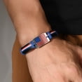thumbnail image 4 of Bracelet Paracorde Drapeau Américain Ligne Bleue Mince avec Boucle Détachable, 4 of 6