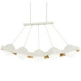 thumbnail image 2 of George Kovacs Five-O 41"W Textured White LED Kitchen Island Light Pendant, 2 of 2