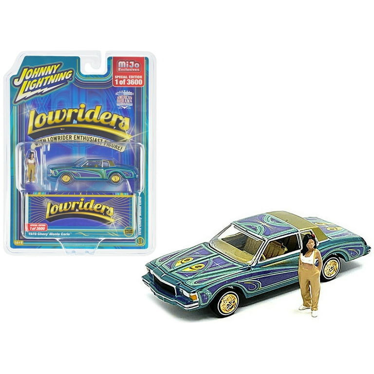 1978 Chevrolet Monte Carlo Lowrider Blue Metallic with Graphics