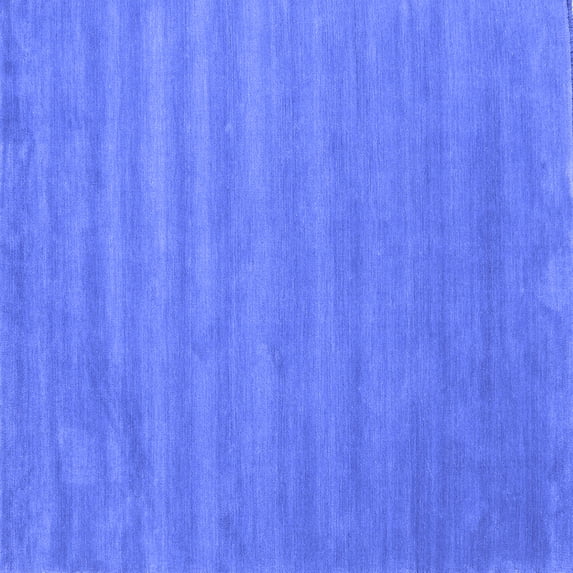 Ahgly Company Indoor Square Abstract Blue Contemporary Area Rugs, 5' Square
