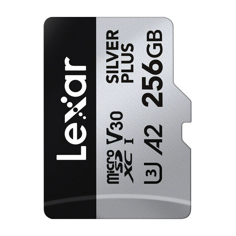 Lexar Professional SILVER PLUS Series microSDXC UHS-I Card with SD