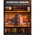 thumbnail image 3 of Robotime 3D Puzzles for Adults DIY Book Nook Kit Wooden VintageTrain Decorative Bookends 6.5" Model Building Kit Crafts for Adults Gifts for Boys Girls, 3 of 7