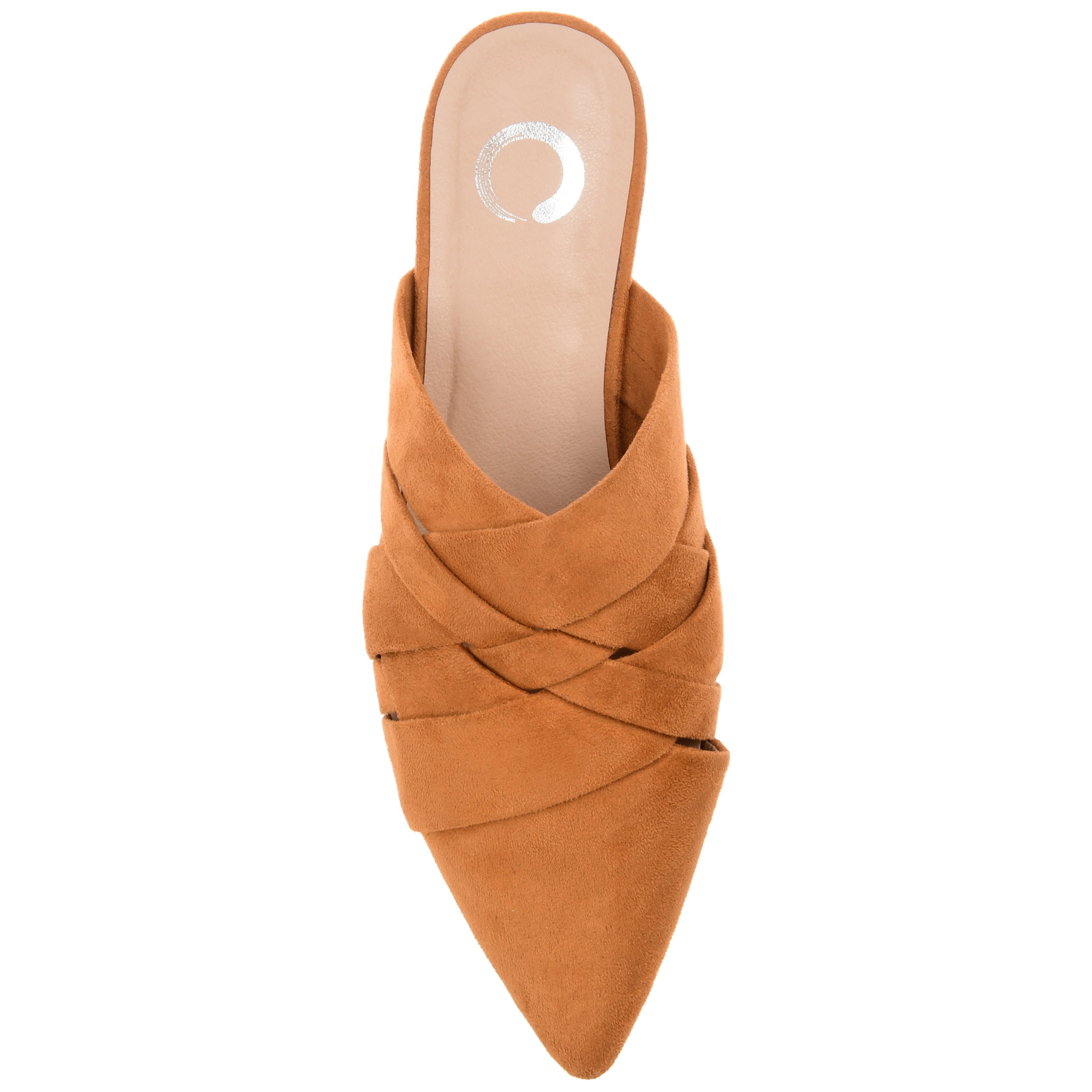 Journee Womens Kalida Slip On Pointed Toe Mules Flats
