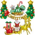 thumbnail image 2 of Globos navideños, decoración para año nuevo, muñeco de nieve, Papá Noel, globo, pequeños regalos navideños, juego de globos, regalos de fiesta para niños, 2 of 5