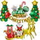 thumbnail image 2 of Globos navideños, decoración para año nuevo, muñeco de nieve, Papá Noel, globo, pequeños regalos navideños, juego de globos, regalos de fiesta para niños, 2 of 5