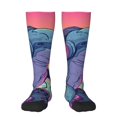 thumbnail image 1 of Balery Hip-Hop DJ Dolphin Calcetines novedosos Calcetines deportivos Calcetines hasta la rodilla Calcetines de algodón Calcetines originales y geniales, 1 of 6