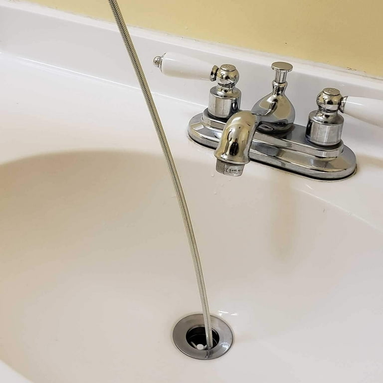 Drain Clog Remover Tool Heavy Duty Pipe Snake Drain Snake Tub Cleaner  Opener for Bathroom Sink