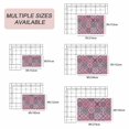 thumbnail image 6 of Vintage Middle Century Outdoor Rug 4x6 Ft, Non Slip Washable Area Rug, Abstract Bohemia Style Aztec Pink Patio Rugs Carpet Runner, Large Floor Mat for Indoor/Outdoor Deck Porch Camping, 6 of 8