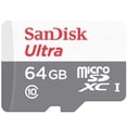 thumbnail image 3 of Memoria SanDisk Ultra MicroSDXC UHS-I U1 de 64 GB, Clase 10, incluye SanDisk SDSQUNR-064G-GN3MA, 3 of 6