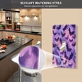 thumbnail image 5 of Purple Bats Pattern Light Switch Cover Switch Plate Outlet Cover Plug Cover for Electrical Outlet, 5 of 8