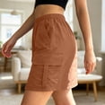 thumbnail image 4 of Tennis Skirts for Women Summer High Waist Utility Skirt For Everyday Use Casual Slim Fit A Line Midi with Pockets Khaki M, 4 of 5