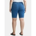 thumbnail image 2 of JMS Just My Size by Hanes Women's Plus Pull On 4 Pocket Bermuda Shorts, 11" Inseam, Sizes 0X-4X, 2 of 4