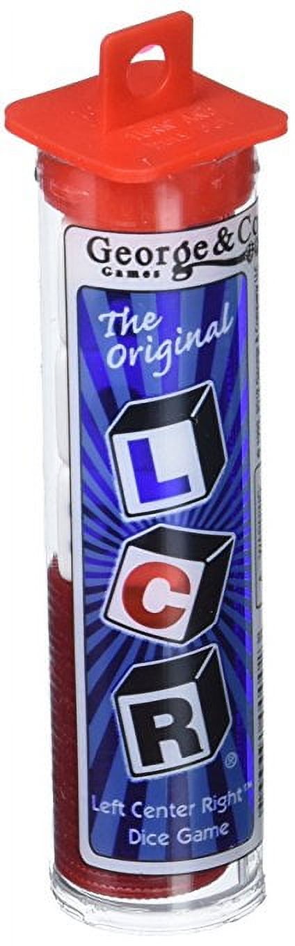 LCR Left Center Right Dice Game with Chips photo 2