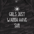 thumbnail image 4 of Inktastic Girls Just Wanna Have Sun Girls Baby Bodysuit, 4 of 5
