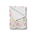 thumbnail image 2 of Donut Soft Flannel Fleece Blanket, Repetitive Glazed Bakery Confectionery Print in Pastel Tones on Plain Backdrop, Cozy Plush for Indoor and Outdoor Use, 70" x 90", White Multicolor, by Ambesonne, 2 of 6
