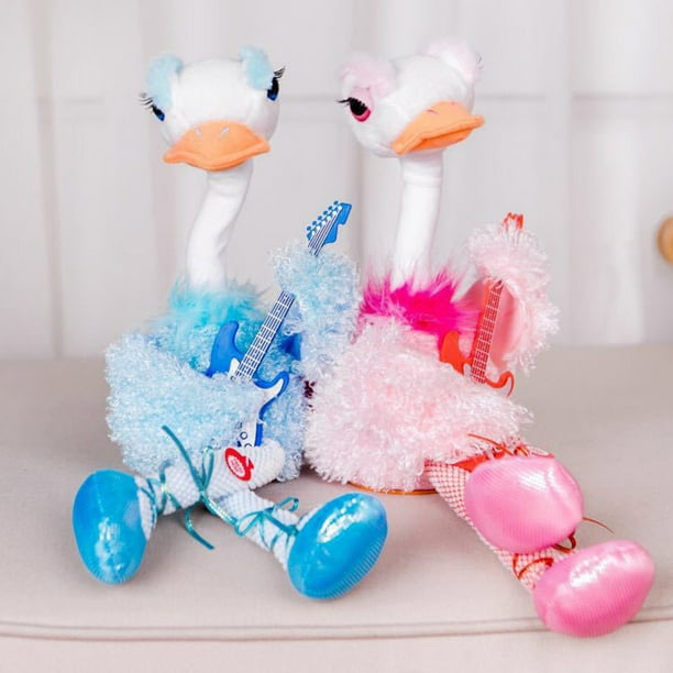 Funny Animated Plush Flamingo Toy Novelty Cartoon Dancing Singing Toys With