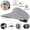 Black White, variant on OUSITAID Sun Visor Hats, Wide Brim Beach Hat Roll-up Golf Straw Sun Hat Packable Foldable Summer Beach Hat for Women (Brown)