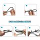 thumbnail image 4 of Lifting Accessory,Gymnastics Cable, Steel Wire Rope Fitness Home Gym Pulley Cable Machine Strength Training Cable, 4 of 5