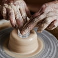thumbnail image 3 of Uxcell 38mm Ceramic Clay Pottery Wheel, 2pcs One-side Threaded Hole, 3 of 5
