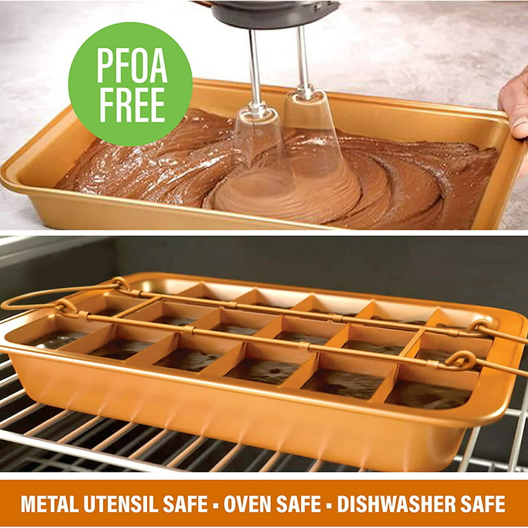 3pcs, 8''/11''/12'' Square Cake Pan Set, Carbon Steel Square Baking Brownie  Pans, Metal Bakeware, Non-Toxic & Healthy, Easy Clean & Dishwasher Safe