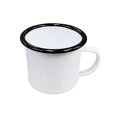 thumbnail image 2 of INTBUYING 48 pcs 12 oz Sublimation Fine Enamel Mug Enamel Tea Coffee Drinking Mugs Cups for Home Party Travel Picnic Black Rim, 2 of 6