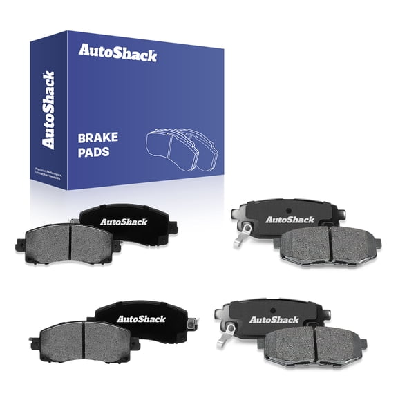 AutoShack Front & Rear Premium Ceramic Brake Pad Set Replacement for 2022-2025 Subaru WRX 8-PC