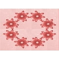 thumbnail image 1 of Ahgly Company Indoor Rectangle Patterned Light Rose Pink Area Rugs, 6' x 9', 1 of 6