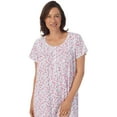thumbnail image 7 of Aria 100% Cotton Short Sleeve Scoop Neck Nightgown with Pockets, Women’s sizes S-5X, 7 of 7
