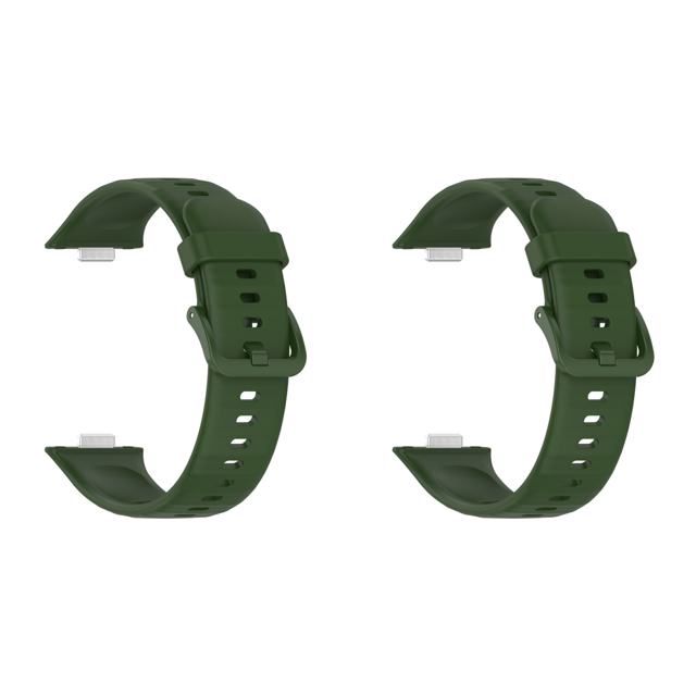 Correa Silicona Deportiva Transpirable para Huawei Watch Fit 3 ( ) Verde